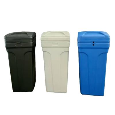 75L 100L Square Brine Tanks Black White Blue Colors Softening Salt Tank