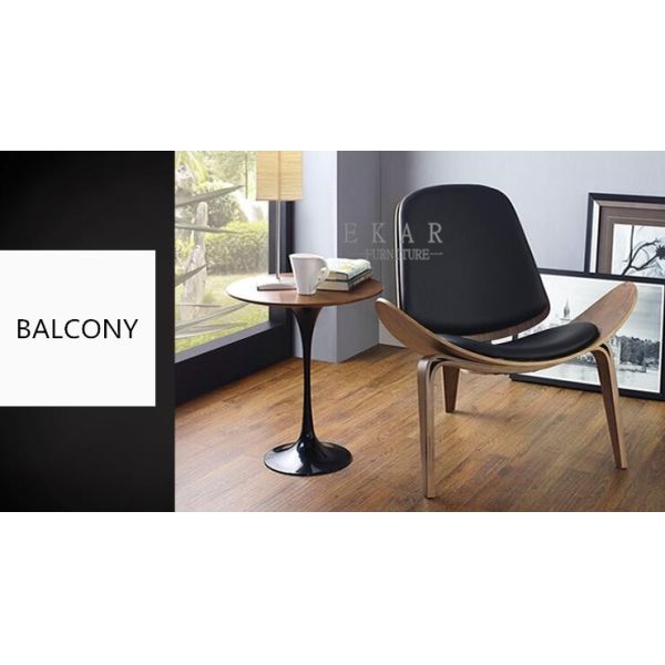 Italy Latest Design Solid Wood Home Coffee Shop Lounge Leisure Chair