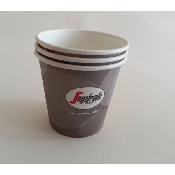 4oz 120ml Single Wall Cup , Small Disposable Paper Coffee Cups For Tasting