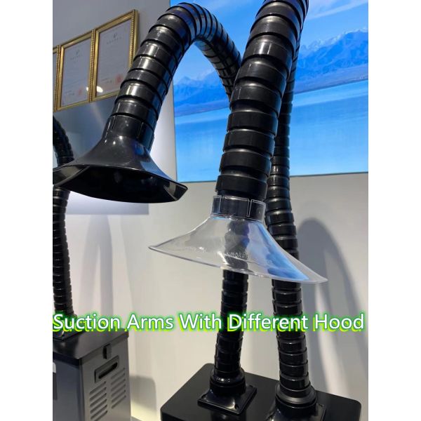 Portable 420*245*400mm Hair Salon Fume Extractor Universal Wheels