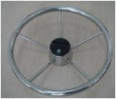 9 Spoke Polished Stainless Boat/Marine Steering Wheel/stainless steel steering wheel from China