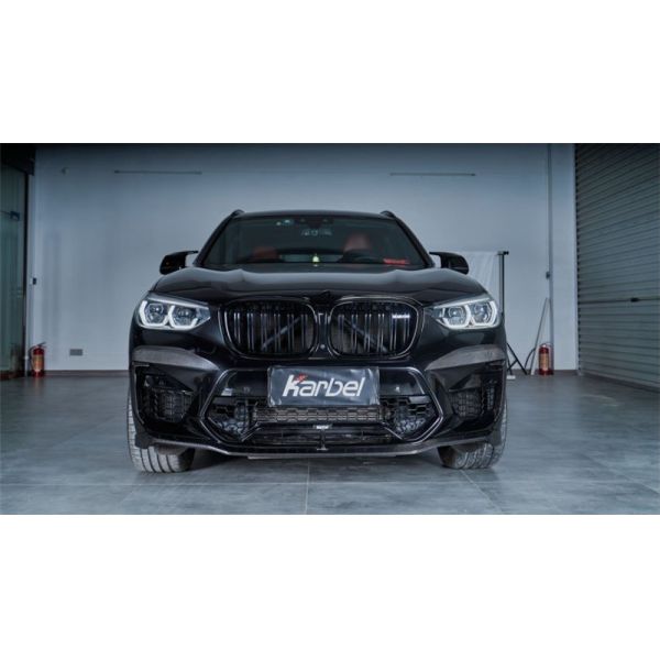 Nuevo producto Kit de carrocería de fibra de carbono para BMW X3M X4M F97 F98 X3M X4M Fibra de carbono delantera de la pala de difusor
