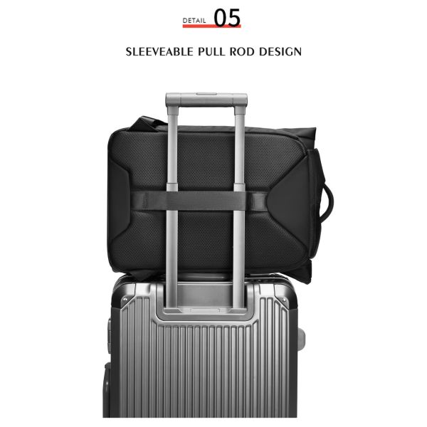 Male Daily Used Waterproof Smart Backpack 20-39 Litre Wear Resistance