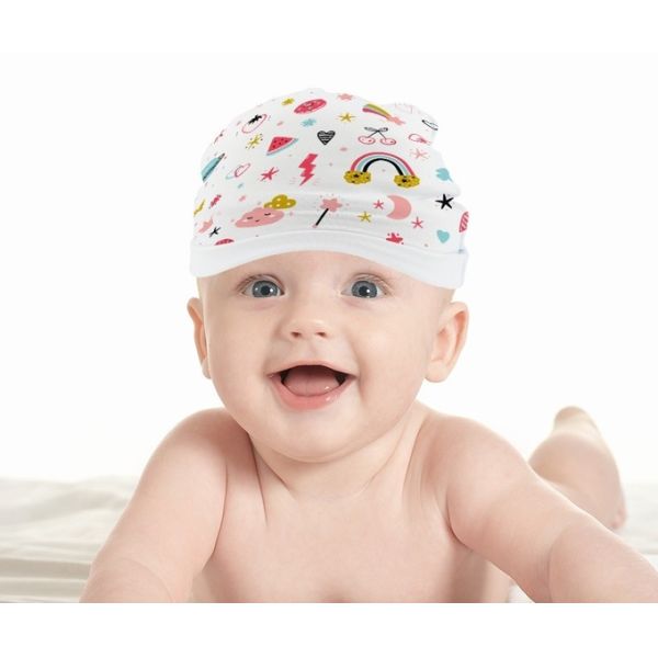 White Newborn Sublimation Blank Baby Hat Personalized Custom Polyester Super Soft Sublimation Babies Hats