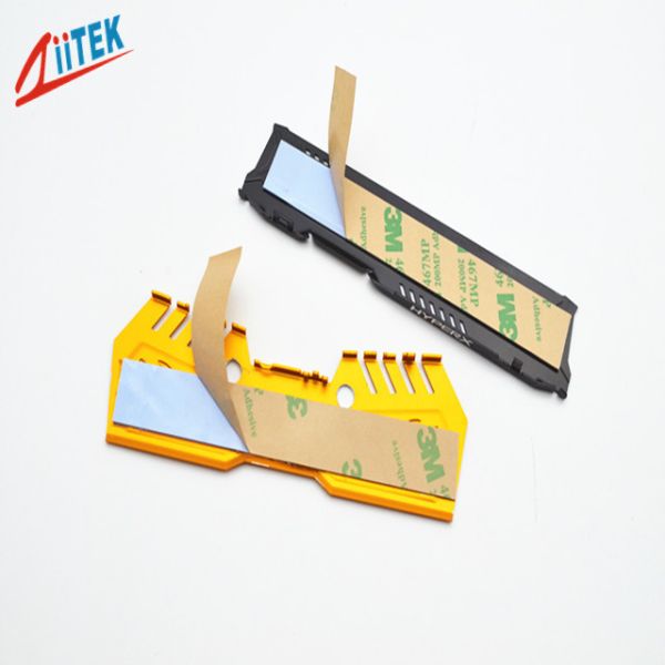 Compressible CPU silicone Thermal conductive Pad TIF™500S Series,  Blue 5.5 MHz Dielectric Constant, 3.0 W/mK 2.64 g/cc