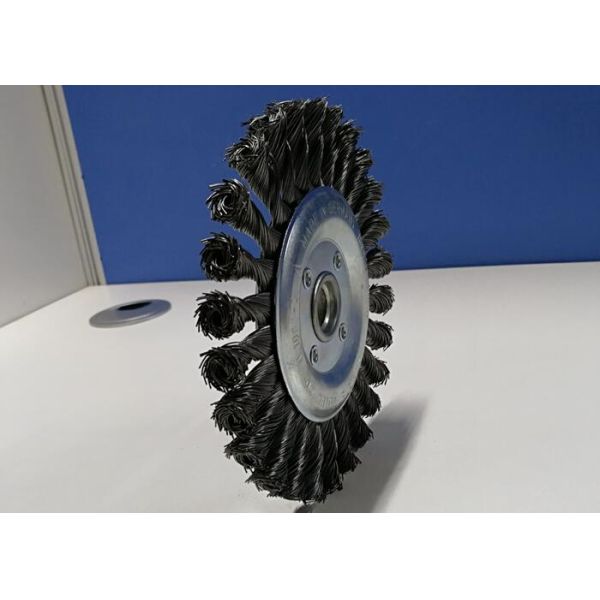 150mm x 22mm Knotted Wire Wheel Brush for Rust and Slag Removal