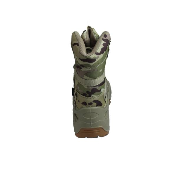 Army Boots Combat Style And Nylon Fabric Gusset For Extreme Environments SJ OEM Breathable Outdoor Shoes