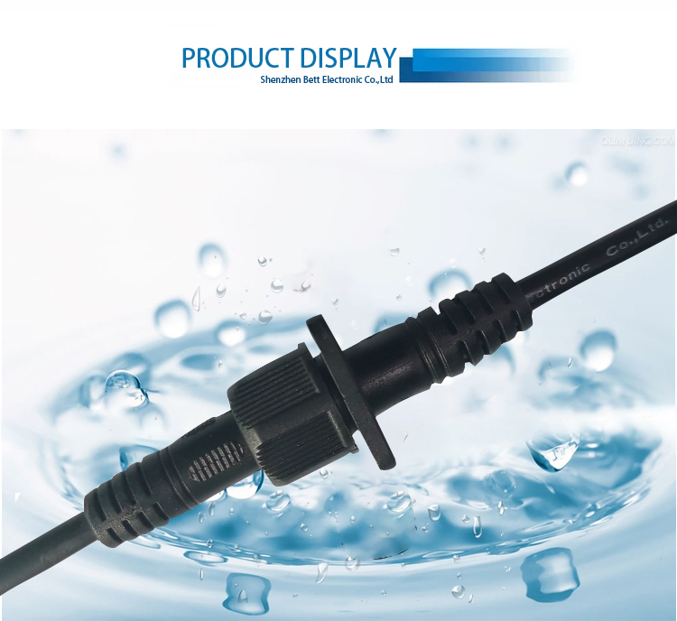 Служит фланцем тип 3 соединителя держателя панели Pin женщина водоустойчивого мужская