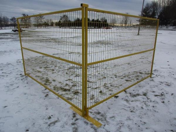 Anti Thief Anti Climb Temporary Steel Fence Galvanized Powder Coated