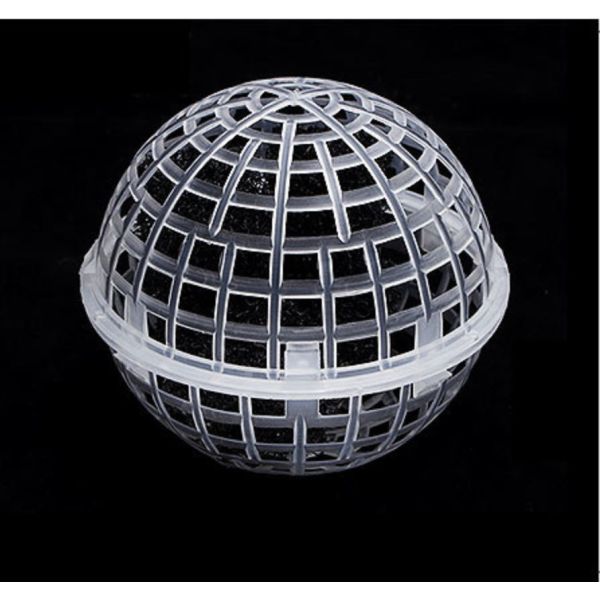 Porous rotating spherical suspension filler