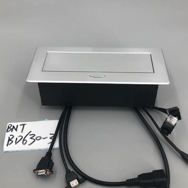 high quality available customized various modular for conference system media desktop socket box