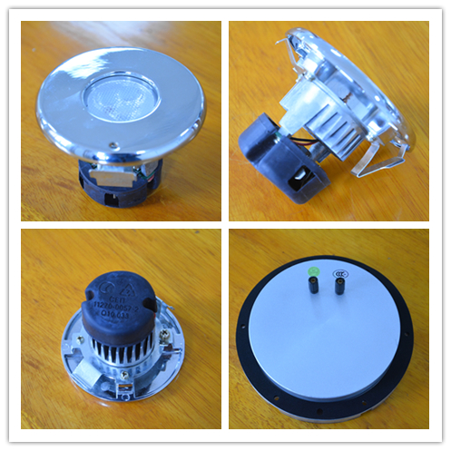 72V 20W 3000K Passenger Train Interior Railway Roof Light 75mm Diameter