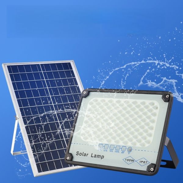 LED Solar Flood Light With IP66 Waterproof Outdoor High Bright