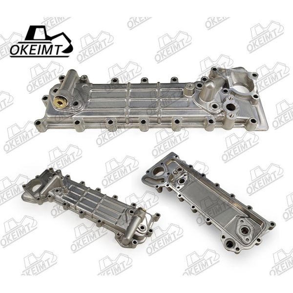 4HF1 8 - 97027 - 982 - 0 Engine Oil Cooler Cover For Truck Engine
