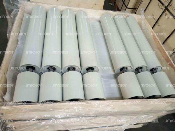 Heavy Duty HRB Corrosion Resistant Carrying Roller for Mining and Bulk Material Transportation Shaft Diameter 17-60 mm