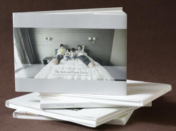 Cool Artwork , 8*6 inch Recycled Paper Hard Cover Photo Album for Anniversary