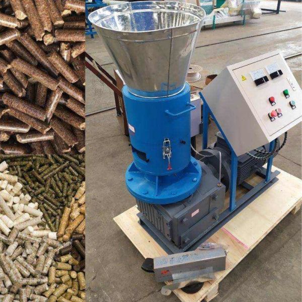 PLC 500kg /H Wood Pellet Mill Wood Pellet Production Line