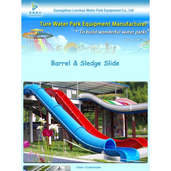 Water Attraction Amusement Park Slides Swimming Pool Water Slide