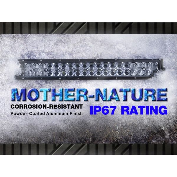 5D 240W 42 Inch Curved LED Light Bar For Excavator / 4 x 4 Off Road SUV Boat Truck Light Bar