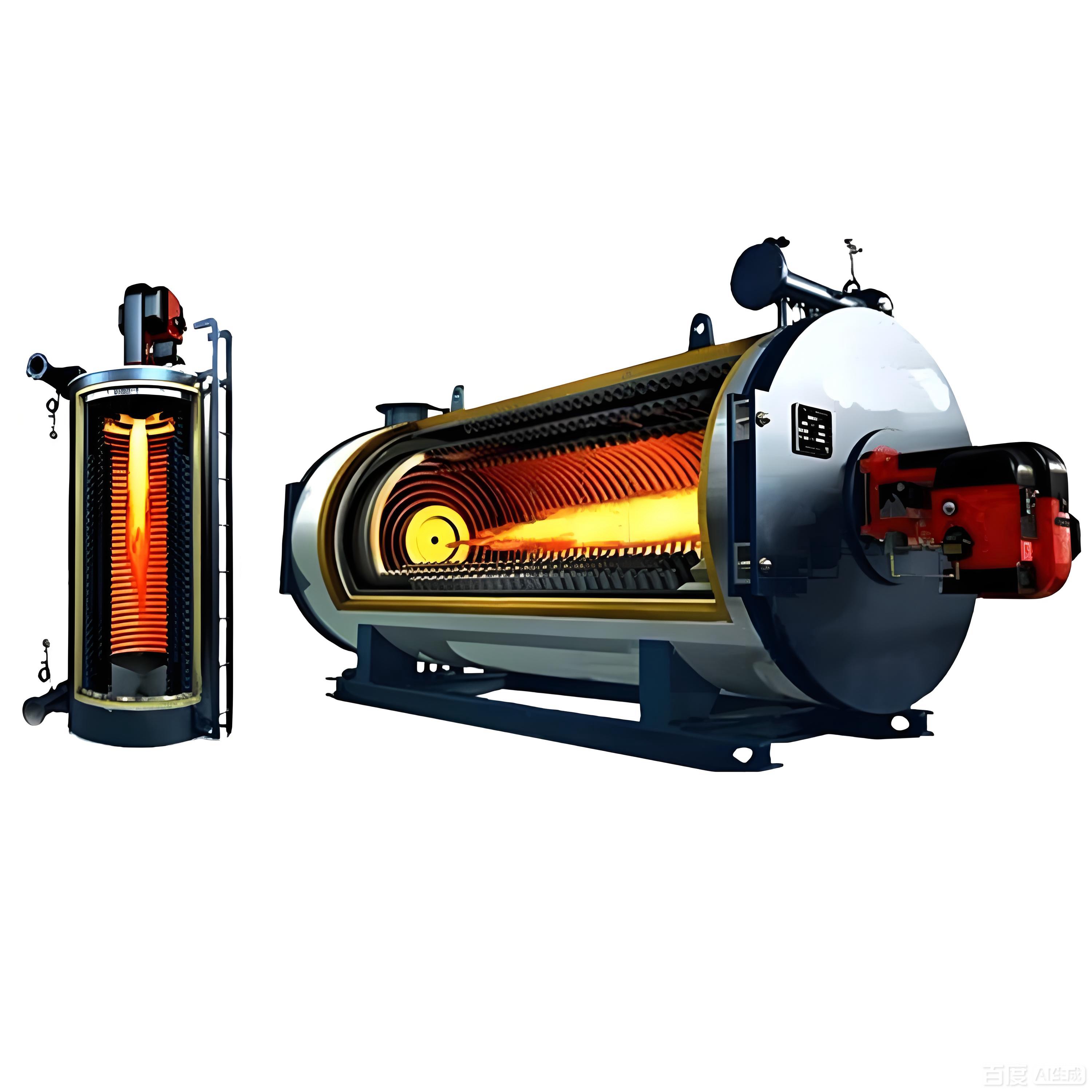 2100 Kw Horizontal Oil Gas Fired Thermic Fluid Heating Boiler