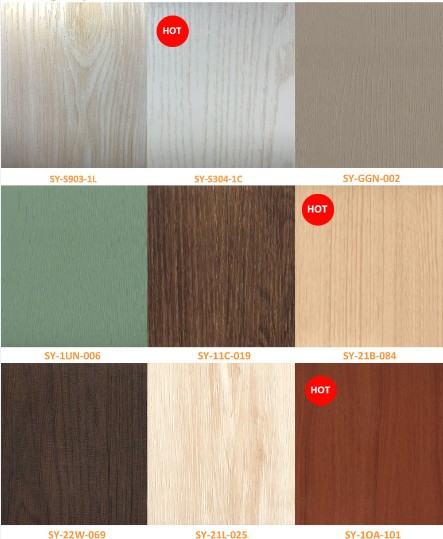 Standards Interior Furniture Decorative Film PVC Thickness 0.12mm - 0.6mm