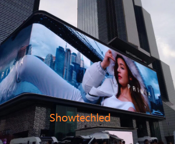 Стена SMD2727 СИД дисплея СИД 3D на открытом воздухе рекламы P7.8 6000cd/M2 видео- для здания