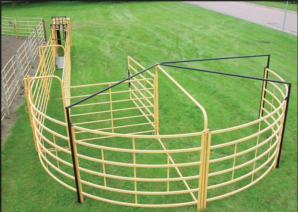 Portable Goat Fence Panels / Galvanized Livestock Fencing Simple Structure