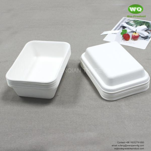 disposable Sugarcane Bagasse Potato tray Biodegradable Disposable Tray, Food Trucks Great For Lunch And Dinner Parties