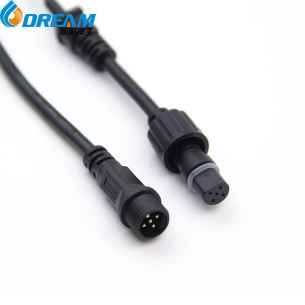 2Pin 3Pin 4Pin LED Connector Cable Waterproof IP67 Male Female Jack Waterproof Extension Cables