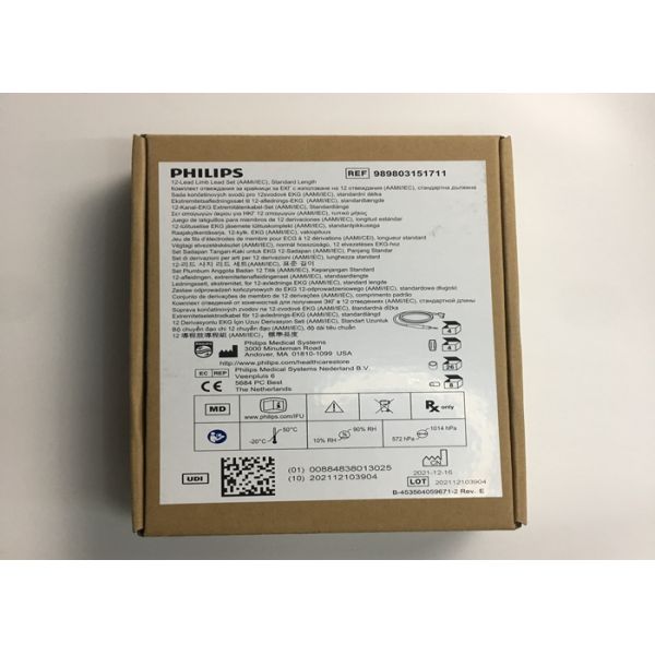 1M 12 Свинцовые ЭКГ конечности Свинцовые 989803151711 Для PHLIP TC30 TC50 TC70 Монитор пациента