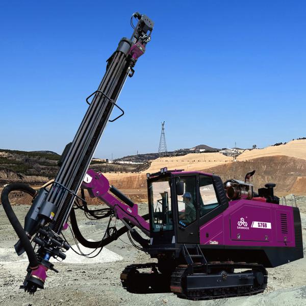 Máquina de perforación DTH integrada de perforación minería cantera de explosión de agujeros de perforación máquina de perforación de rastreo