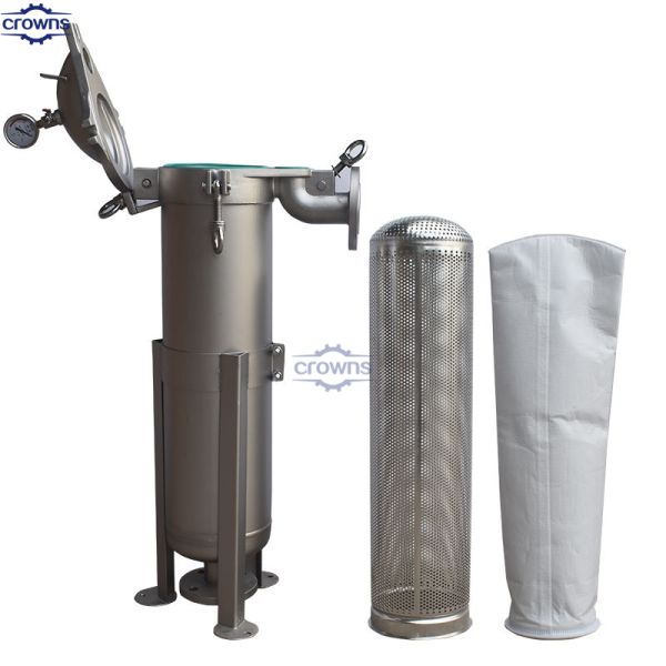 SUS304/316L корпус фильтрующего мешка для грубой фильтрации и предварительной фильтрации
