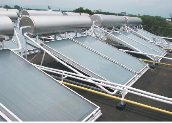 flat plate compact solar water heater 6