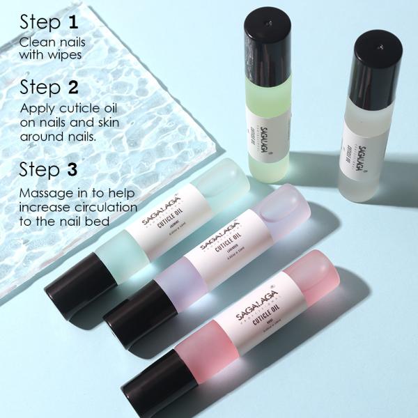 Stylo applicateur d'huile pour cuticules pêche 14 saveurs pour ongles, marque privée, beauté et soins des ongles