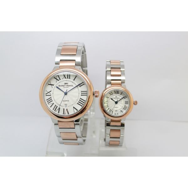 316L Couple Classic Automatic Watch Valuable Stainless Steel Case Back