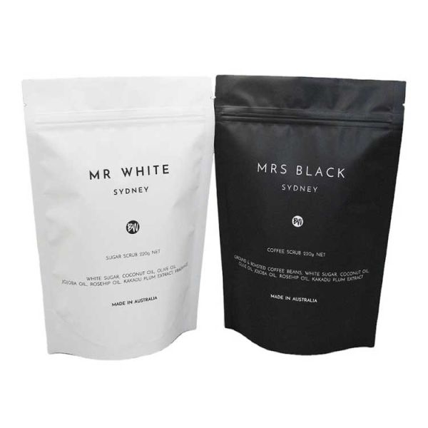 Aluminum Foiled Line PE Coated White Kraft Paper Bag Chicken Packaging Bags Aluminum Foil Bag