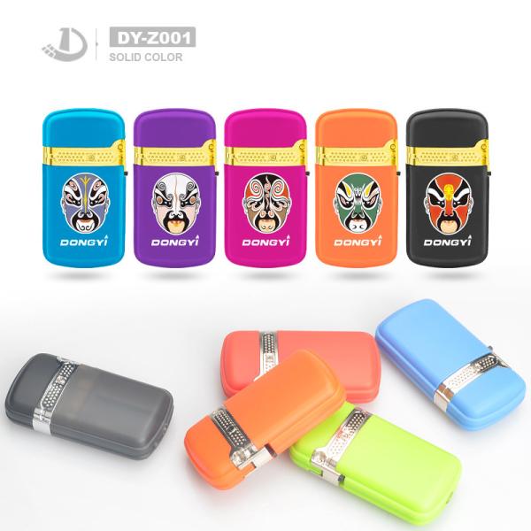 2022 Flip Turbo Windproof Rechargeable Gas Lighter com cultura de ópera tradicional chinesa