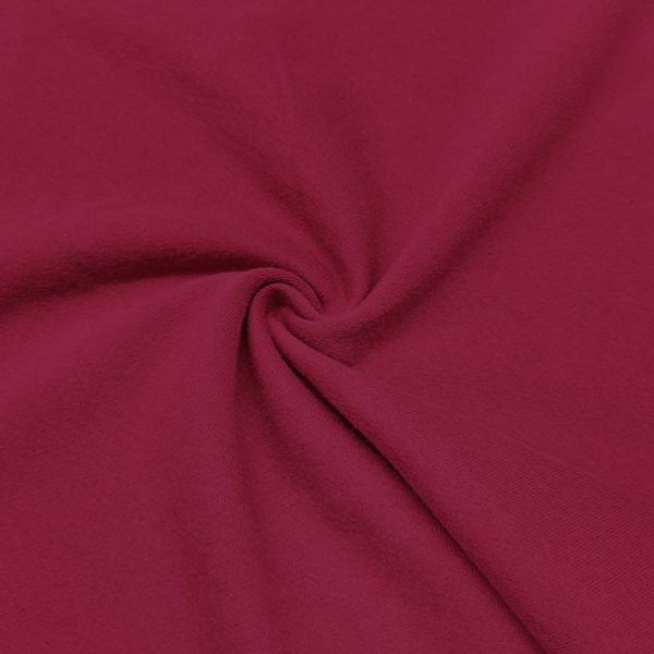 China Supplier Plain Dyed Knit CVC 3ENDS Fleece Fabric Sweatshirt Material Cotton Polyester Fleece Fabric