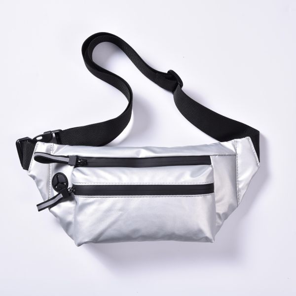 Fabric Sport Waist Bag Pouch Lightweight Bum Bag Zipper Custom Logo