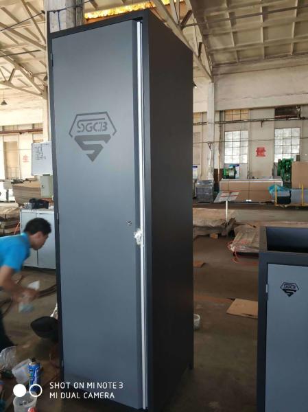 Armário de armazenamento 72 banco de trabalho de garagem pesado com armários de ferramentas e embalagens de madeira