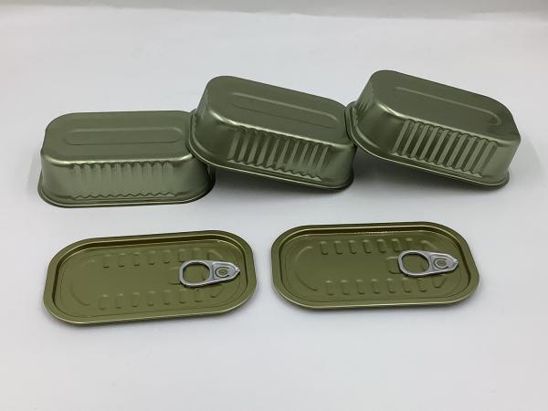 Customizable Rectangular Tin Cans 2 Piece Can Sturdy And Sealed Multiple Specifications 110*66*H30