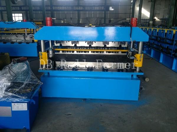 5.5kw Hydraulic Station Power Steel Sheet Forming Machine for IBR Roof in One Line
