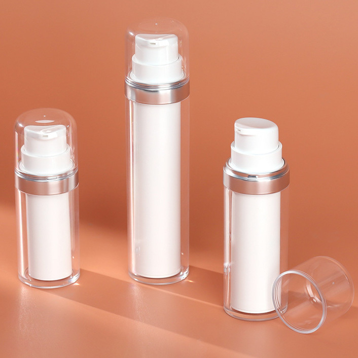 Customized Color Square Shape Airless Pump Bottle Perfect For Cosmetic Packaging