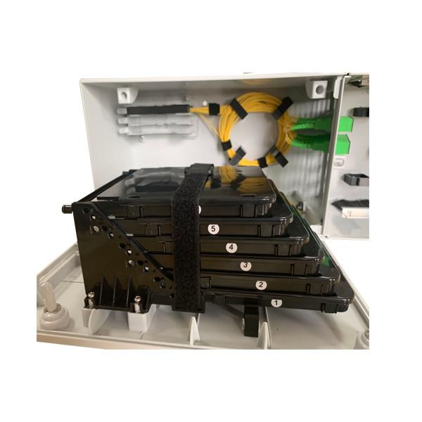 China Outdoor 48 Cores Fiber Optic Distribution  Box Manufacturers IP55 PC+ ABS