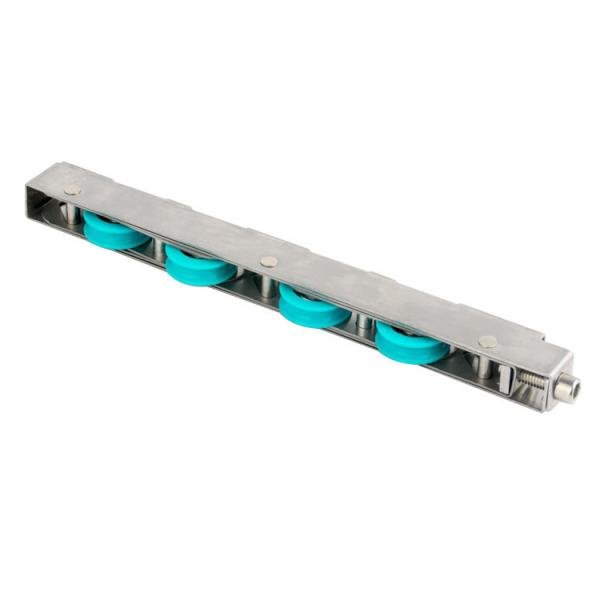 Rustproof 304SUS Stainless Steel Sliding Door Rollers For Mirror Closet