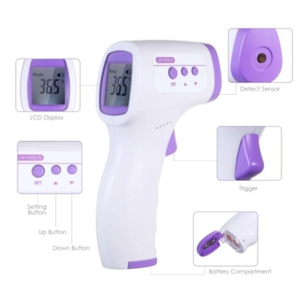 LCD Digital IR Thermometer Forehead Thermometer / Non Contact Infrared Thermometer