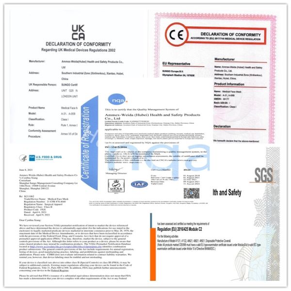PPE Clothing Type 5/6 Breathable Disposable Microporous Film Coverall With Hood