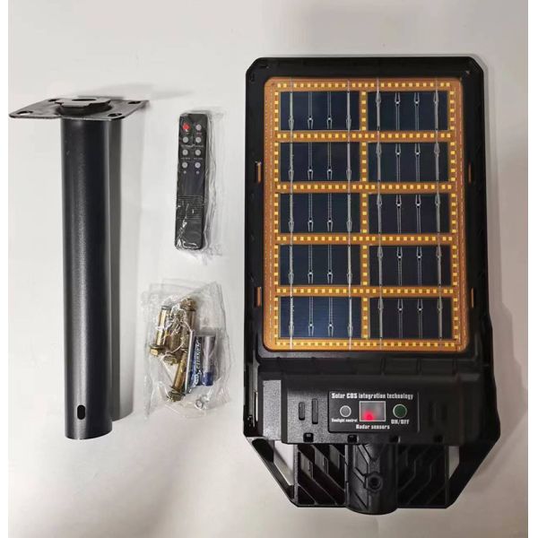 ABS Material Solar Motion Sensor Waterproof Security Yard IP68 All In One Led Street Light