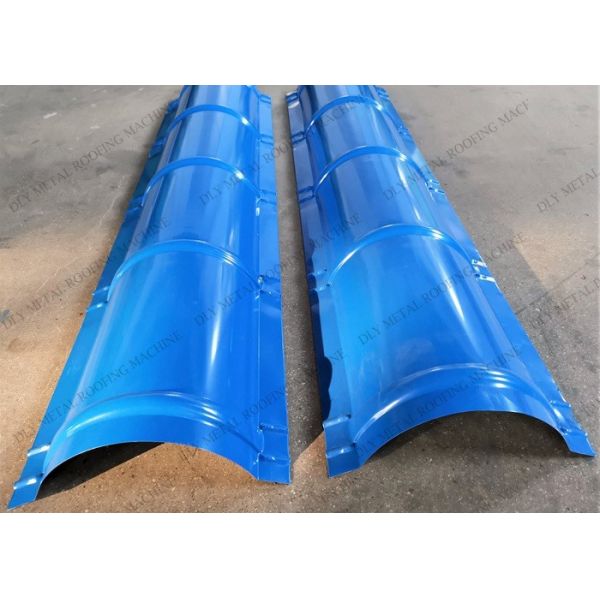 Автоматическая крышка 5KW Ридж формируя машину машина панели крыши Ридж 5 тонн