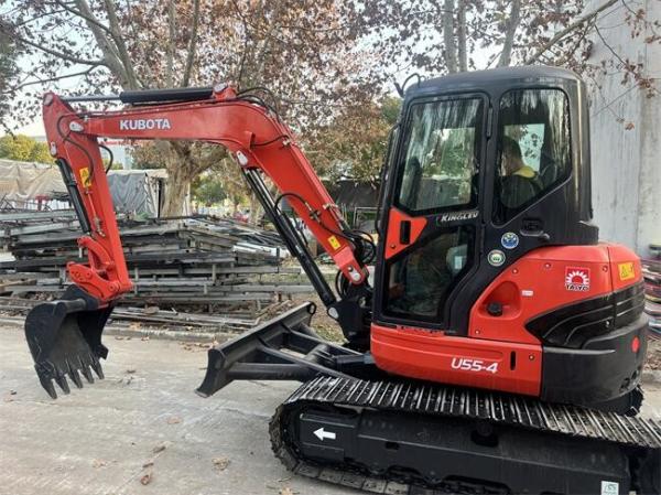 5000KG  Kubota U55-4 Excavator Used Kubota Digger With Original Parts